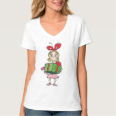 The Grinch | Cindy-Lou Who - Holding Present T-Shirt (Vorderseite)