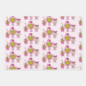 The Grinch Crew in Pink Valentine's Portrait Geschenkpapier Set (Vorderseite)