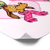 The Grinch Crew in Pink Valentine's Portrait Poster (Ecke)