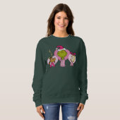 The Grinch Crew in Pink Valentine's Portrait Sweatshirt (Vorne ganz)