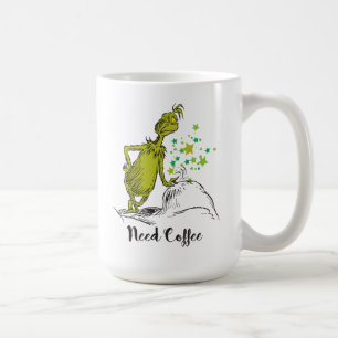 The Grinch   Funny Need Coffee Kaffeetasse