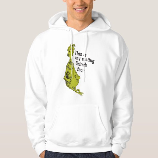 The Grinch | Funny Resting Grinch Face Hoodie (Vorderseite)