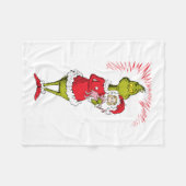 The Grinch Holds Cindy Lou Who Fleecedecke (Vorderseite (Horizontal))