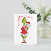 The Grinch Holds Cindy Lou Who Postkarte (Stehend Vorderseite)