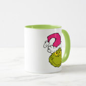 The Grinch in Pink Santa Hat Tasse (VorderseiteRechts)