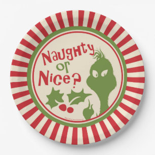 The Grinch Naughty or Nice Pappteller
