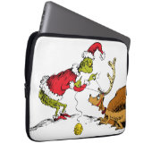 The Grinch Prepares Max the Reindeer Laptopschutzhülle (Vorne Rechts)