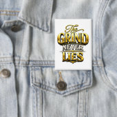 The Grind Never Lies Gold Motivational Design Button (Insitu)