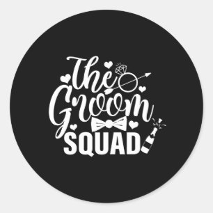 The Groom Squad 2 Runder Aufkleber