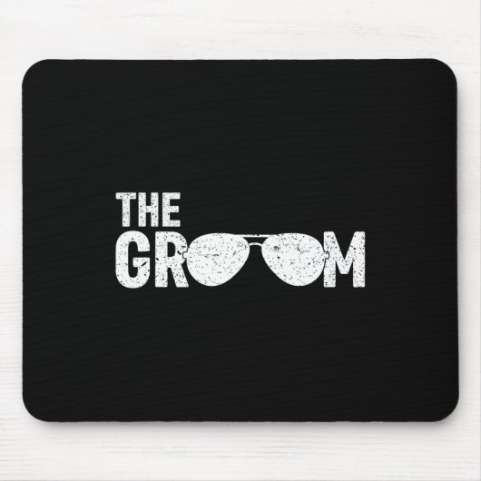 The Groom Sungles Brautparty Wedding Bachelor P Mousepad (Vorne)