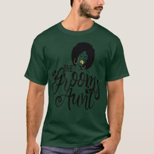 The Groom's Tante Black Bride Wedding Bridal Aunti T-Shirt