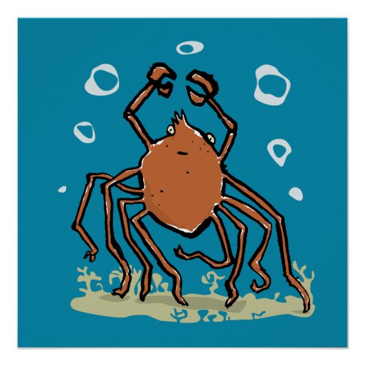 the groovy sea spider poster (Vorderseite)