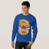 The Groovy Walrus - Retro Rock Vibes Sweatshirt (Vorne ganz)