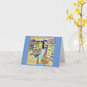 "The Grouchy Goose" Blank Greeting Card Karte (Gelbe Blume)