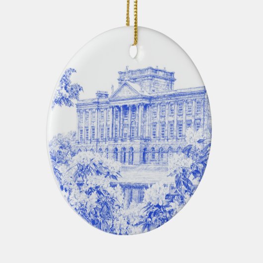 The Grounds at Pemberley (Blue) - Keramik Ornament (Rechts)
