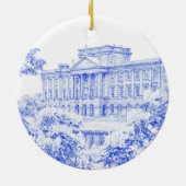 The Grounds at Pemberley (Blue) - Keramik Ornament (Hinten)