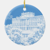 The Grounds at Pemberley (Blue & White) - Keramik Ornament (Hinten)