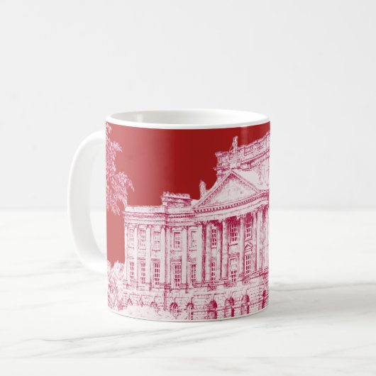The Grounds at Pemberley (Red) - Coffee Tasse (Vorderseite Links)