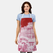 The Grounds at Pemberley (Red) - Schürze (Getragen)