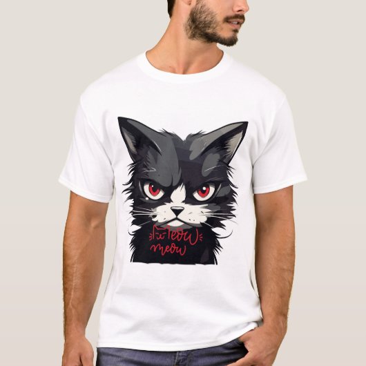 "The Growling Kitty" T-Shirt (Vorderseite)