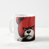 "The Grumpy Bär of Fortune" Kaffeetasse (Vorderseite Links)
