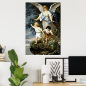 The Guardian Angel - Bernhard Plockhorst Poster (Heimbüro)