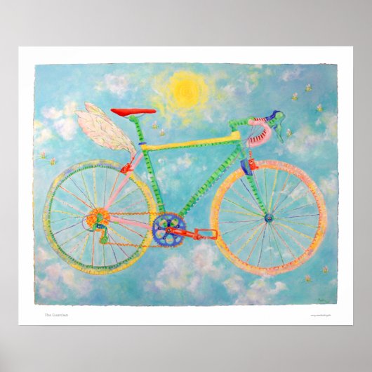 The Guardian Bike Print Poster (Vorne)