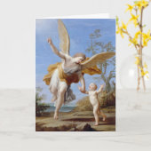 "The Guardian-Engels" Grußkarte Karte (Gelbe Blume)