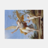 "The Guardian-Engels" Kunst-Bodenmatte Fußmatte (Vorderseite)