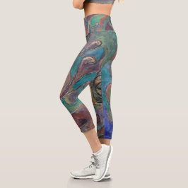 "The Guardian from Unseen" von Paul Buică Capri Leggings
