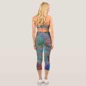 "The Guardian from Unseen" von Paul Buică Capri Leggings (Rückseite)