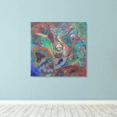 "The Guardian from Unseen" von Paul Buică Leinwanddruck (Insitu (Holzboden))