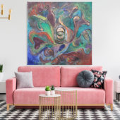 "The Guardian from Unseen" von Paul Buică Leinwanddruck (Insitu (Wohnzimmer))