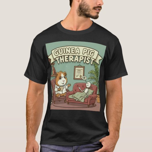 The Guinea Pig Therapist T-Shirt (Vorderseite)