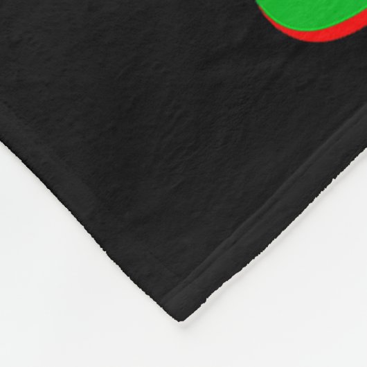 The Guitar Elf Matching Family Christmas  Fleecedecke (Ecke)