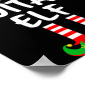 The Guitar Elf Matching Family Christmas  Poster (Ecke)