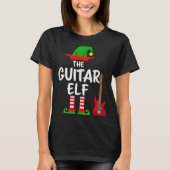 The Guitar Elf Matching Family Christmas T-Shirt (Vorderseite)
