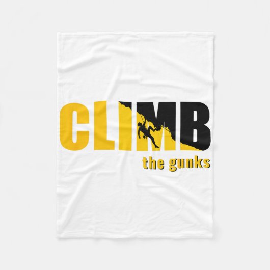 The Gunks Bouldering Rock Climbing  Fleecedecke (Vorderseite)