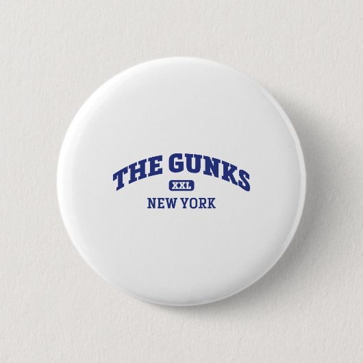 The Gunks College Style Rock Climbing Area Design  Button (Vorderseite)