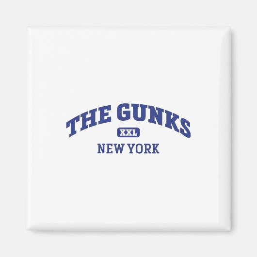 The Gunks College Style Rock Climbing Area Design  Magnet (Vorne)