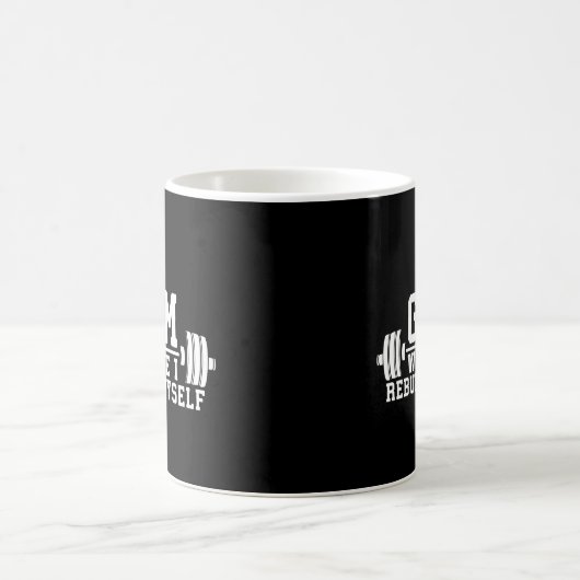 The Gym - Rebuild my self - Workout Inspiration Kaffeetasse (Mittel)