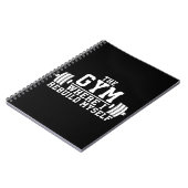 The Gym - Rebuild my self - Workout Inspiration Notizblock (Linke Seite)