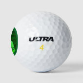 'The Hacker' Golfer: Funny Cyber Theme Custom Text Golfball (Logo)