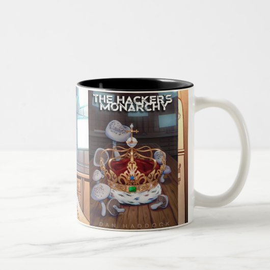 The Hacker's Monarchy - Cover: Zweifarbige Tasse (Rechts)