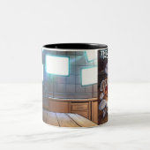 The Hacker's Monarchy - Cover: Zweifarbige Tasse (Mittel)