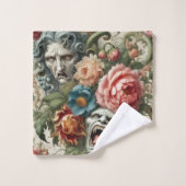 The Hag & the Howl - Gothic Viktorianisch Badhandtuch Set (Waschlappen)