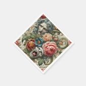 The Hag & the Howl - Gothic Viktorianisch Serviette (Ecke)