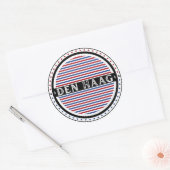 The Hague City Pride Emblem – Dutch Identity Runder Aufkleber (Umschlag)