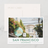 The Haight & Ashbury San Francisco Photo Postkarte (Vorne/Hinten)