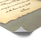 The Hail Mary Poster (Ecke)